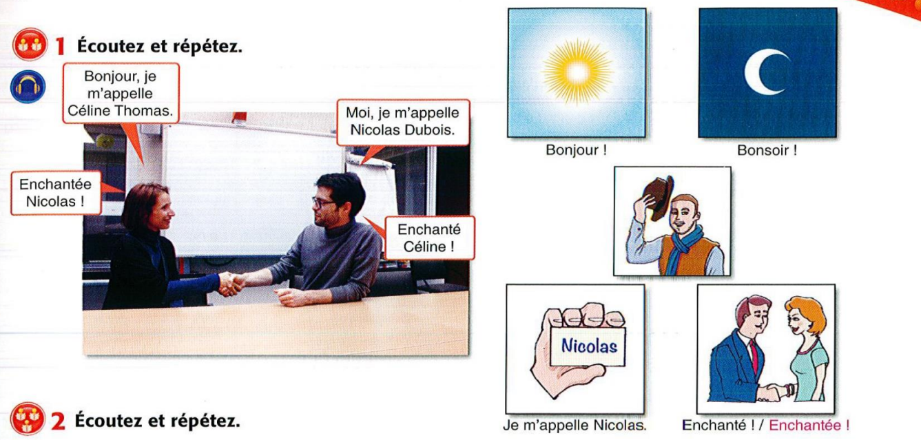 Advanced conversation scene